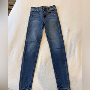 American Eagle Outfitters Dark Blue Skinny Jeans